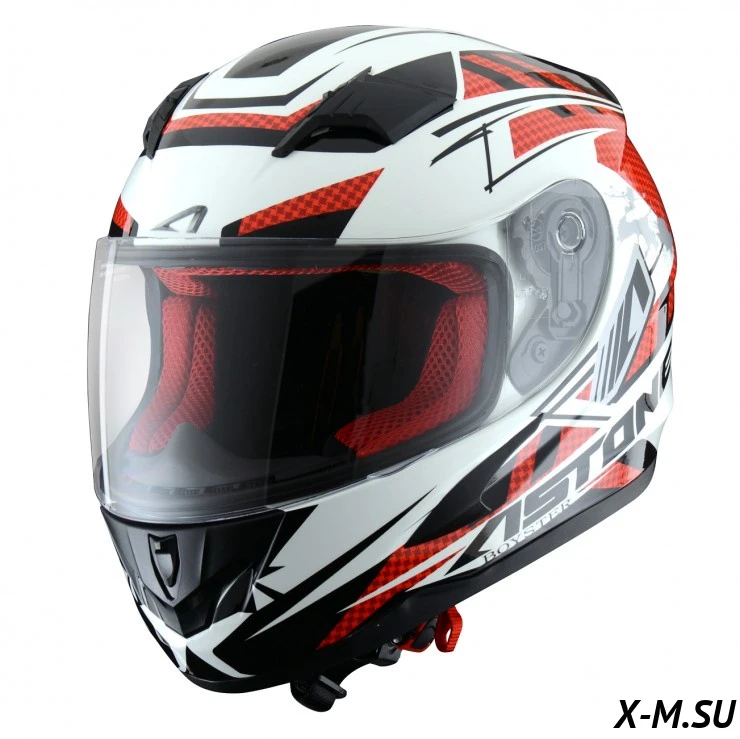 Шлем GT600K Boyster white red Шлем GT600K Boyster white red