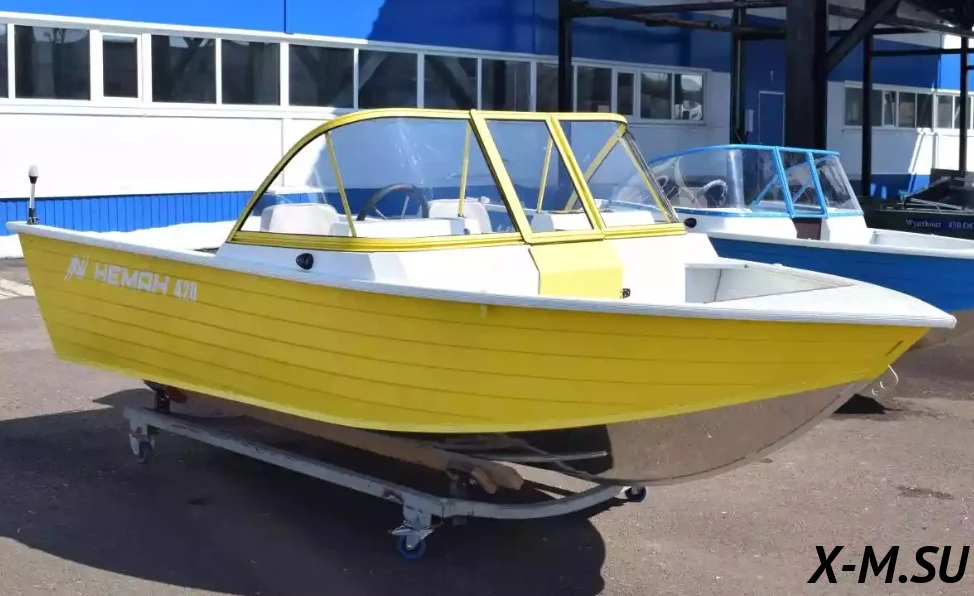 Алюминиевый катер WYATBOAT Неман-420 DCM Алюминиевый катер WYATBOAT Неман-420 DCM