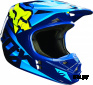 Мотошлем Fox Racing V1 Vandal Helmet Yellow/Blue