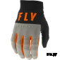 Перчатки FLY RACING F-16 серые/чёрные/оранжевые (2020)