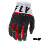 Перчатки FLY RACING KINETIC K120 чёрные/белые/красные (2020)