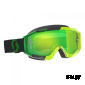 Очки Hustle MX yellow/green green chrome