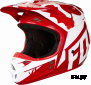 Мотошлем Fox V1 Race Helmet Red