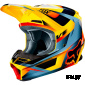 Мотошлем Fox V1 Motif Helmet Yellow