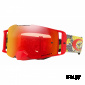 Очки для мотокросса OAKLEY Front Line Dazzle Dyno Red Yellow / оранжевая Prizm MX (OO7087-15)