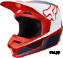 Мотошлем Fox V1 Przm Helmet Navy/Red