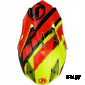 Козырек для шлема JUST1 J32 PRO Kick черный/красный/желтый