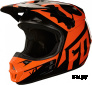 Мотошлем Fox V1 Race Helmet Orange