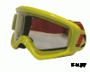 Очки для мотокросса ATAKI HB-319 желтые глянцевые