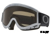 Очки для мотокросса OAKLEY L-Frame Solid серебристые / темно-серая (OO7008-04)